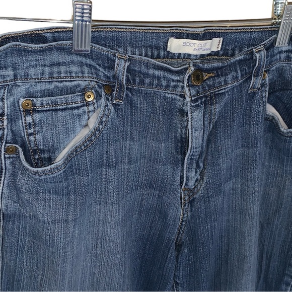 Levi’s 515 Bootcut Blue Jeans Size 12 Medium - Picture 5 of 7